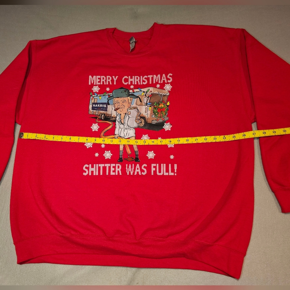 National Lampoon Red Christmas Sweater Size XXL - Picture 5 of 7